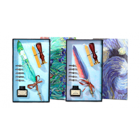 Zestaw do kaligrafii Carmani Van Gogh Mix + Stempel